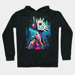 Cyberpunk giraffe Hoodie